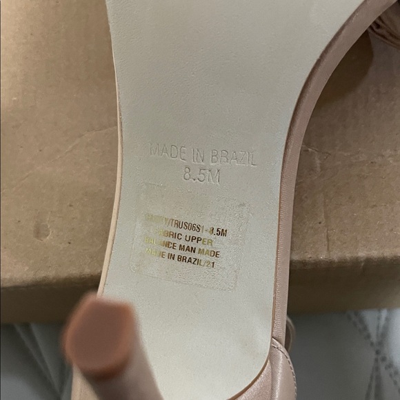 Steve Madden Satin Bow Ankle-Strap Heels in Blush Pink - Picture 7 of 7